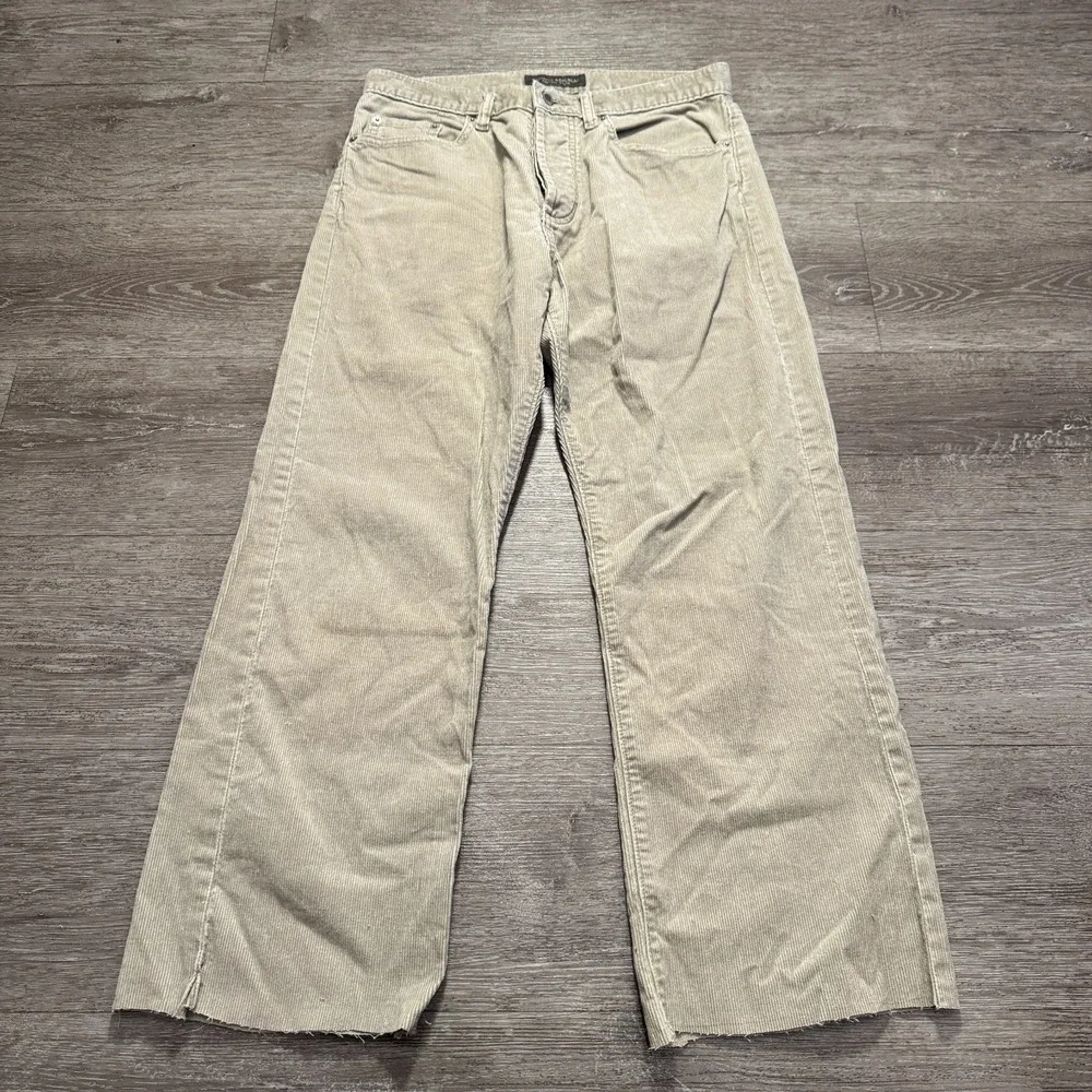 Banana Republic Pants Mens 30 Beige Corduroy Stretch Slim Fit 30x26 Casual Adult